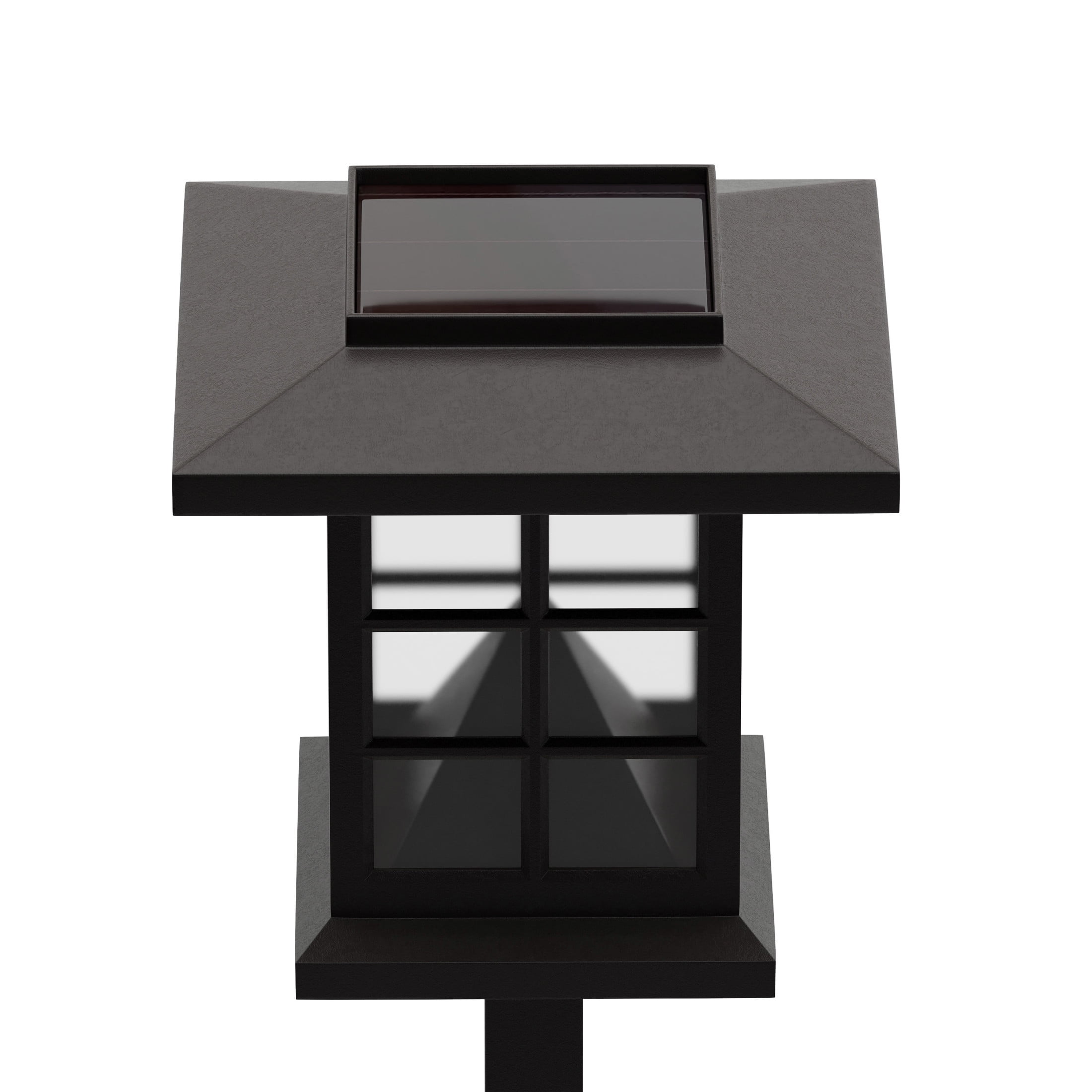 Emma + Oliver 8 Pack Brown Lantern Solar LED Outdoor Lights, Solar Powered Weatherproof Landscape Lighting for Pathway, Garden, Driveway & Yard