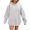 A88 White, variant on FASHOFT Womens Ribbed Knit Hoodie Sweaters Lightweight Long Sleeve Pullover Tops Casual Fall Winter Sweatshirt Black L