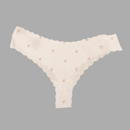 Fulorrnie Underwear for Women High Waisted Seamless Thong No Show Panty Elastic Waist Waistband Comfort Panties  Light Yellow  S