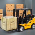 thumbnail image 2 of Limei Forklift Truck with Pallet & Cargo – Friction Powered Wheels & Manual Lifting Control - Heavy Duty Plastic Lifting Vehicle Toy for Kids & Children, 2 of 7