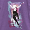thumbnail image 2 of Girl's Spider-Man: Across the Spider-Verse Spider Gwen Poster  Graphic Tee Purple Berry X Small, 2 of 4