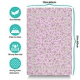 thumbnail image 5 of Dog Mat for Food and Water Absorbent No-Slip Dog Bowl Mat Lavender Lilac Floral Dog Feeding Mat Eco-Friendly Durable Pet Placemat, 5 of 7