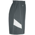 thumbnail image 6 of Holloway Sportswear 3XL Dual-Side Single Ply Shorts Graphite/White 224079, 6 of 6