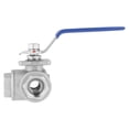 thumbnail image 1 of Three-Way Valve ,+ Liquid Delivery Stainless Steel Ball Valve, Dn15 1/2" For Control For Shutoff And Control Applications Industrial Tank Drain ANGGREK DN15 Ball Valve, 1 of 8