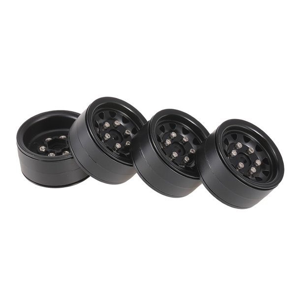AUSTAR AX-617 4 piezas para 1/10 RC D90 SCX10 CC01 RC Rock Crawler Juego de llantas de rueda de coche JShteea libre de BPA