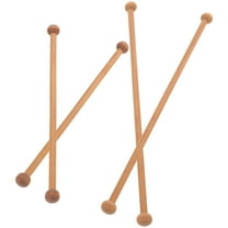 YUNLIGHTS Wooden Hanging Pole for Tapestry Khaki Natural Wood Multifunctional Use 4Pcs