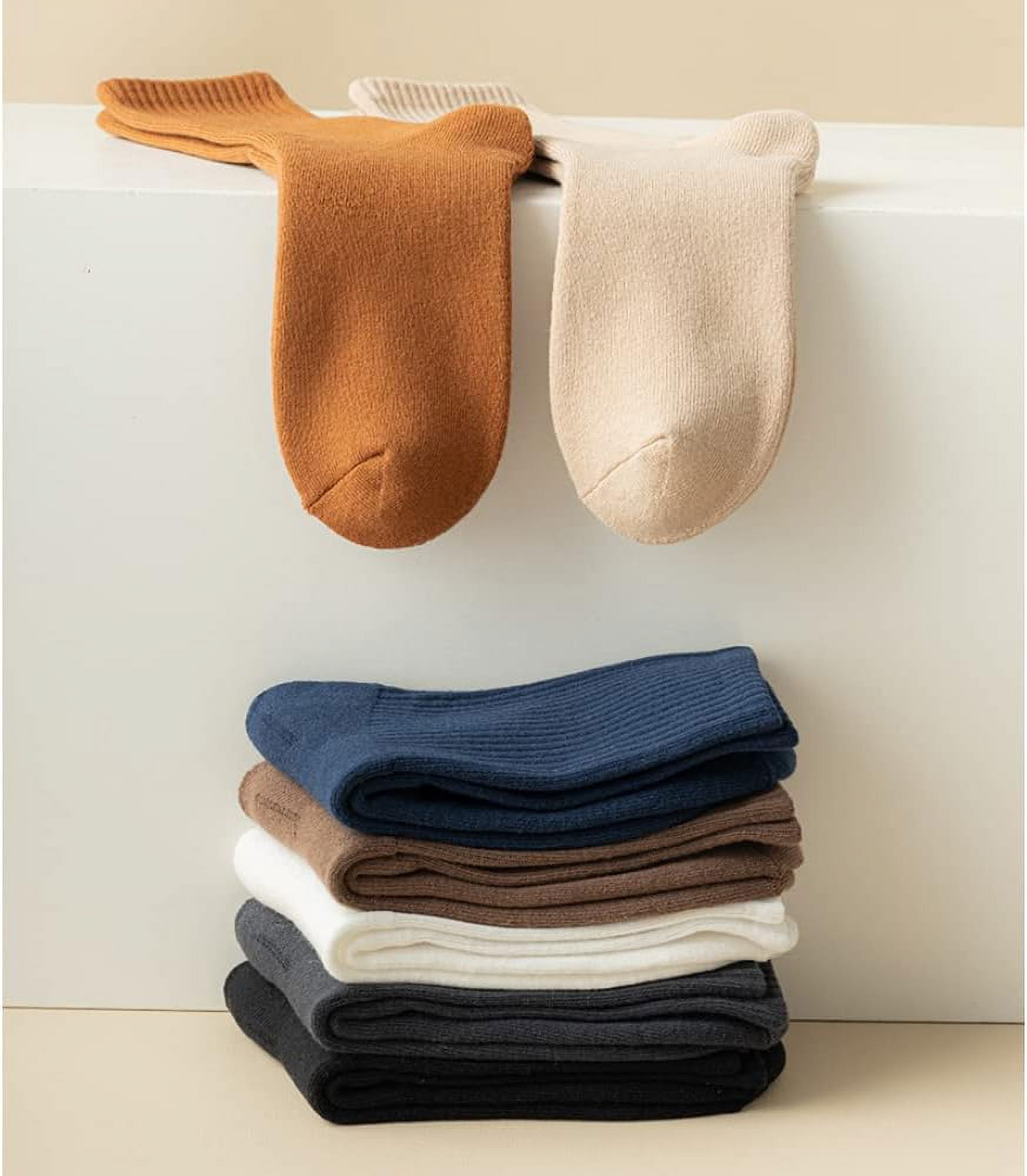 CoCozhu Mens Socks 5 Pack, Cotton Ankle Socks for Men