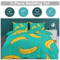 thumbnail image 2 of Colorful Yellow Banana 3D Duvet Cover Set Quilt Cover Theme of for Bedroom Decoration, 2 of 6