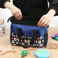 thumbnail image 4 of Armscye 2 Pcs Bingo Bags with 10 Pockets for Bingo Accessories, Waterproof Bingo Dauber Tote Bag for Bingo Game Items Equipment, Bingo Dauber Bag for Go Out or Bingo Prizes, 11x9.4x3.7 inches, 4 of 7