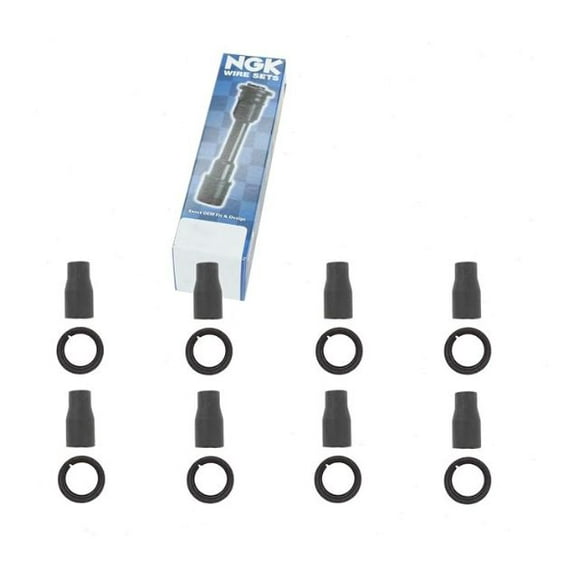 8 pc NGK Ignition Coil Boots compatible with Ford F-150 5.0L V8 2011-2018