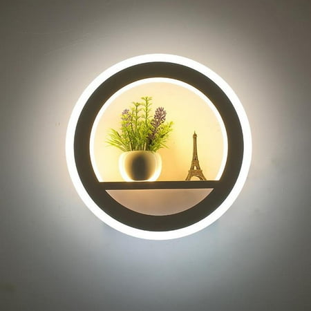 

Modern Led Wall Light Acrylic Wall Sconce Lamp Lighting Fixture for Living Room Beside Bedroom Corridor Ornament - Lavender 28cm