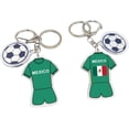 thumbnail image 1 of Yanonmyfd2026 World Cup Soccer Keychain - World Cup Pride Accessory, Football Fan Gift & Souvenir (2PCS),Mexico, 1 of 48