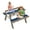 Colorful Brown, variant on FOOWIN Kids Picnic Table, HDPE All Weather Outdoor Picnic Table and Chair Set, Navy Blue