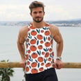 thumbnail image 6 of Salouo Hand Drawn Tomatoes for Men's Tank Tops,Sleeveless Muscle Shirts for Men Quick Dry Workout Tank Top Gym Muscle Tee Fitness Bodybuilding Sleeveless T Shirt-4X-Large, 6 of 7