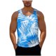 thumbnail image 3 of Camisas de Suéter para Hombre, Moda Casual Impresión Cuello Redondo sin Mangas Tanque Deportivo para el Verano Y Al Aire Libre, 3 of 6