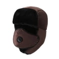 thumbnail image 1 of Qarigey Deportes al aire libre Gorra a prueba de viento Sombrero cálido Esquí Ciclismo Senderismo Gorra de invierno con cubierta facial Sombreros Café, 1 of 1