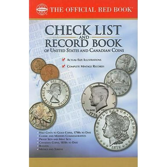 Pre-Owned The Official Red Book Check List and Record Book of United States and Canadian Coins (Paperback) 0794826350 9780794826352