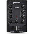 thumbnail image 1 of Gemini Sound MM1 Professional Audio 2-Channel Dual Mic Input Stereo 2-Band Rotary Compact DJ Podcast Mixer with Cross-Fader and Individual Gain Control, 1 of 4