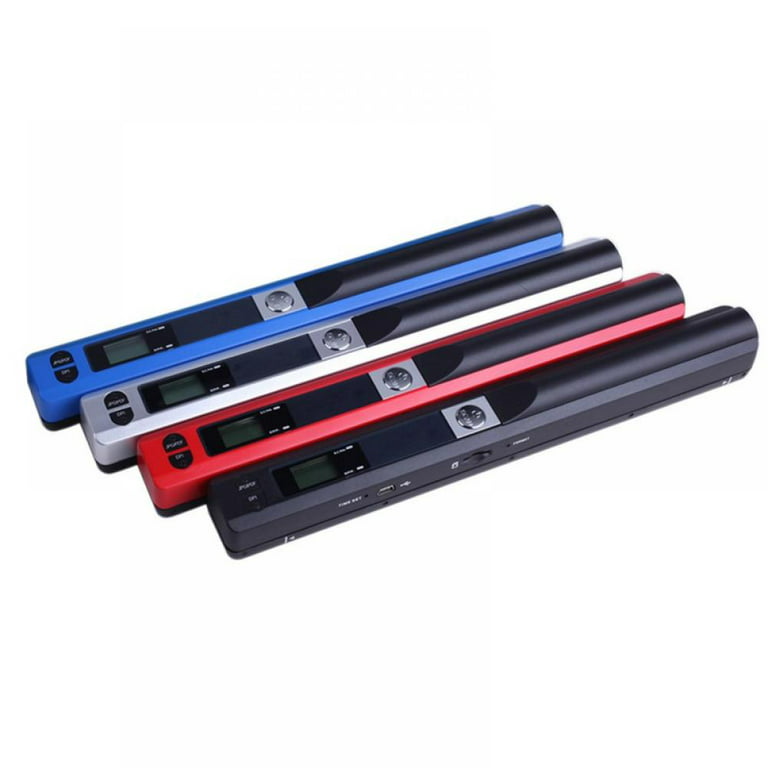 Portable Handheld Scanner for A4 Documents, Photo, Pictures, Receipt -  Scanner Wand for Flat Scanning, UP to 900 DPI