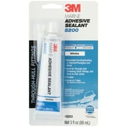 3M Marine White Adhesive Sealant 5200 3 fl. oz. Carded Pack