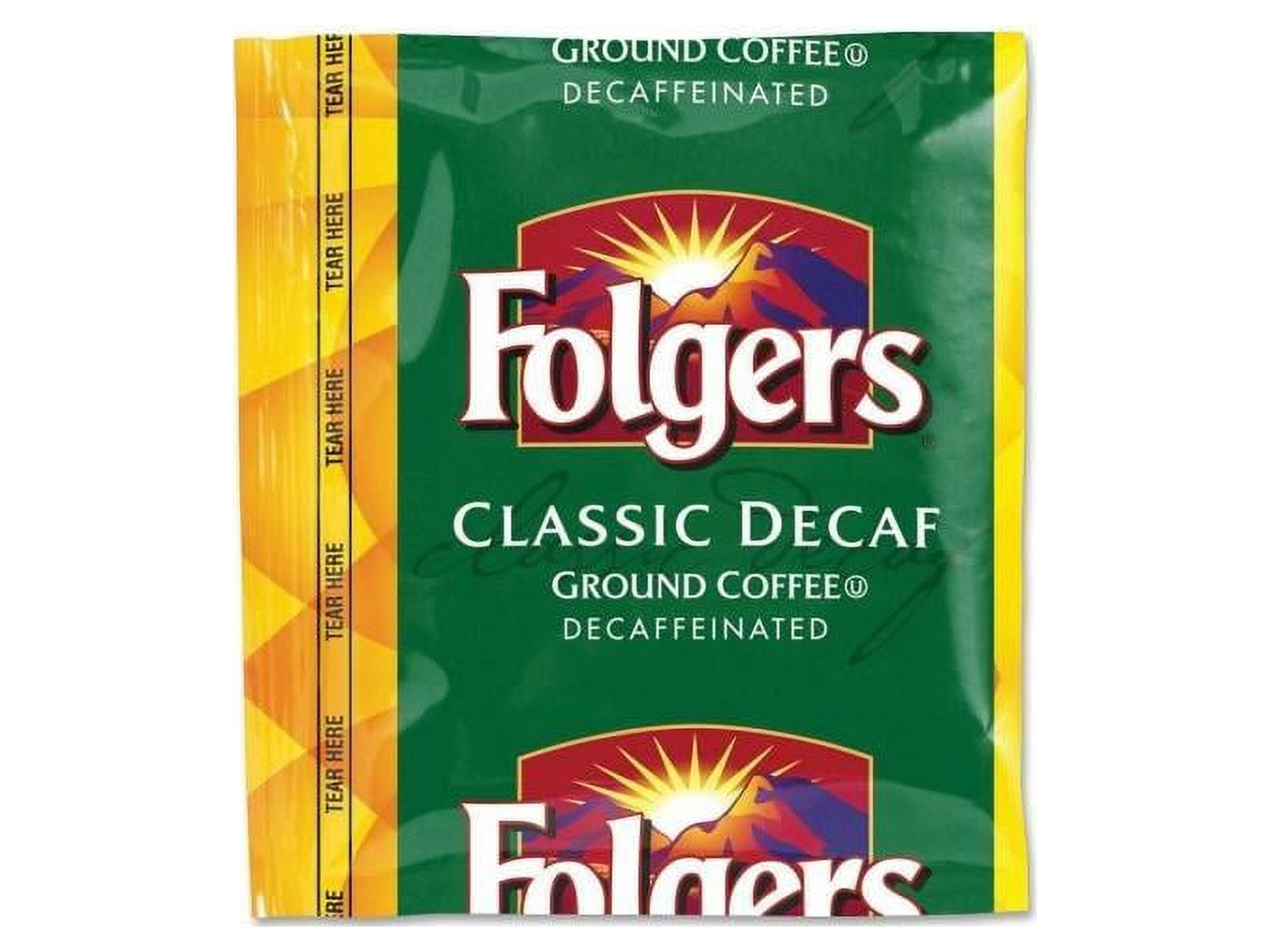 Folgers®, FOL06433, Decaffeinated Classic Roast Coffee, 42 / Carton
