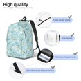 thumbnail image 5 of Daiia Bee Flower Vintage Canvas Backpack for Men and Women ,Hiking Backpack,Travel Laptop Bag for School,Large Capacity Backpack, 5 of 8