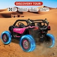 thumbnail image 4 of Royalbelle Pink 24V Ride on Car with Remote Control, Powered Off-Road UTV, 4 of 7