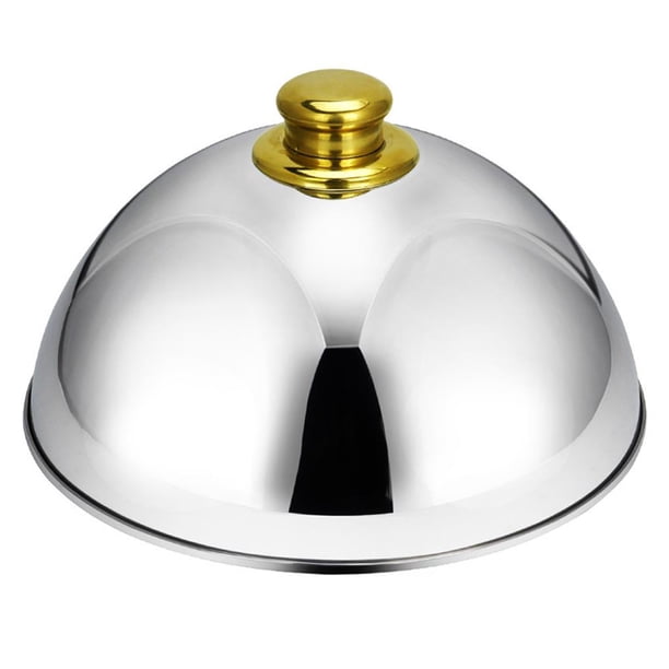 Billuyoard Cubierta de comida Cloche para restaurante, cubierta de para servir a prueba de herrumbre, tapa de cúpula para comida con cuenta Barra de herramientas Billuyoard HA030072-00