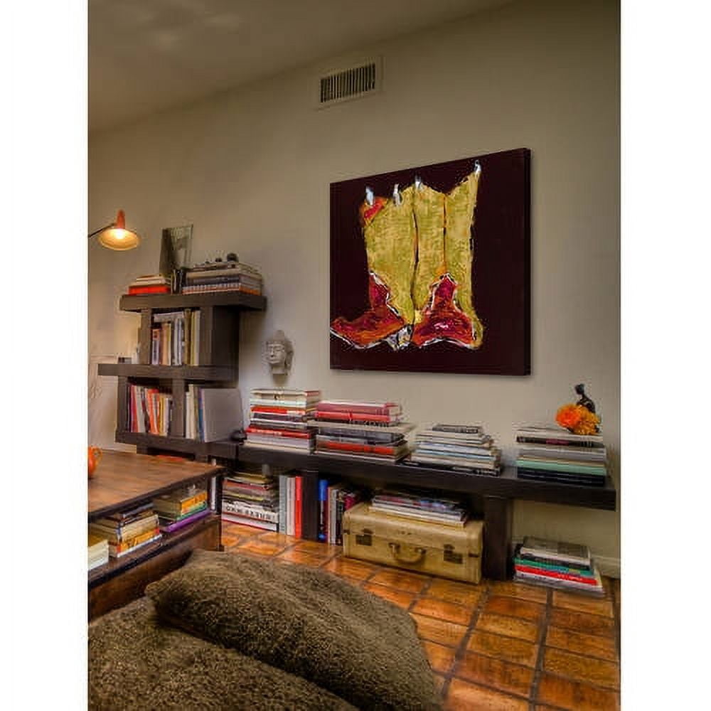 Marmont Hill "Kickin It I" Painting Print on Wrapped Canvas