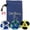 Dirt Bag Footbag 3 Pack #010 A4, variant on Vintage 1978 Official Footbag, Classic Retro Multi-Panel Sand-Filled Kick Sack, Durable Leather Sack for Indoor and Outdoor Activities