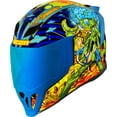 thumbnail image 4 of Icon Airflite Bugoid Blitz Motorcycle Helmet Blue XL, 4 of 4