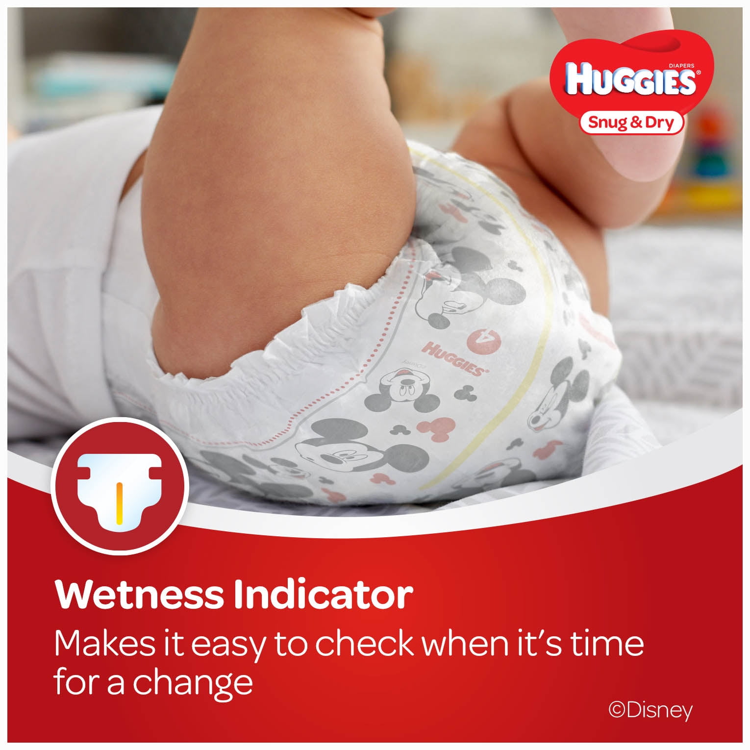 HUGGIES Snug & Dry Diapers, Size 6, 124 Count - 3