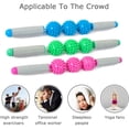 thumbnail image 2 of YOPTOP Fascia Muscle Roller - Cellulite Massager - Fascia Roller for Cellulite and Sore Muscles - Neck, Leg, Back, Body Roller Deep Tissue Massage Stick Tools - 3 Balls Size Version,Blue, 2 of 6