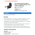 thumbnail image 2 of Rear Spring Rearward Leaf Spring Hanger - Compatible with 2004 - 2013 Ford E-350 Super Duty - Dorman, 2 of 2