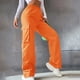 thumbnail image 1 of WILLBEST Pantalones Casuales de Mujer, de Cintura Alta, con Pierna Ancha y Estilo Relajado, de Pierna Recta, para Uso Diario. Extra Grande, 1 of 6