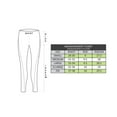 thumbnail image 6 of Men's Drawstring Elastic Waist Thermal Running Tights Pants Ankle Zipper Reflective Elements, 6 of 6