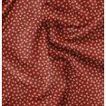 thumbnail image 1 of Soimoi Red Crepe Silk Fabric Shells Ocean Print Fabric by the Yard 42 Inch Wide, 1 of 6