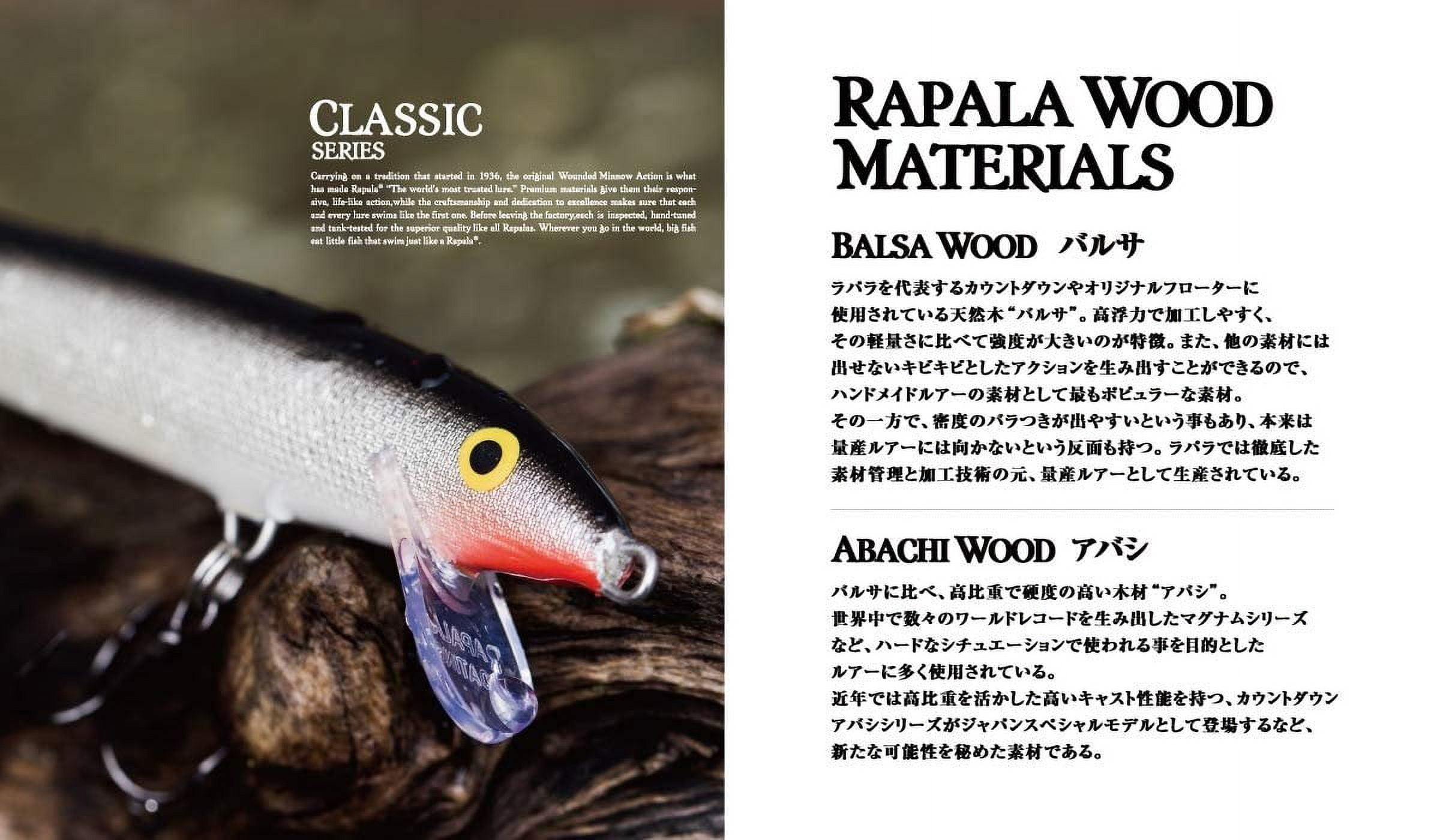 (2 pack) Rapala Original Floating Minnow 11 Fishing Lure 4 3/8" 3/16oz Live Smallmouth