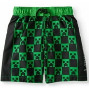 Minecraft Swim Trunks Shorts Boy Size 10/12