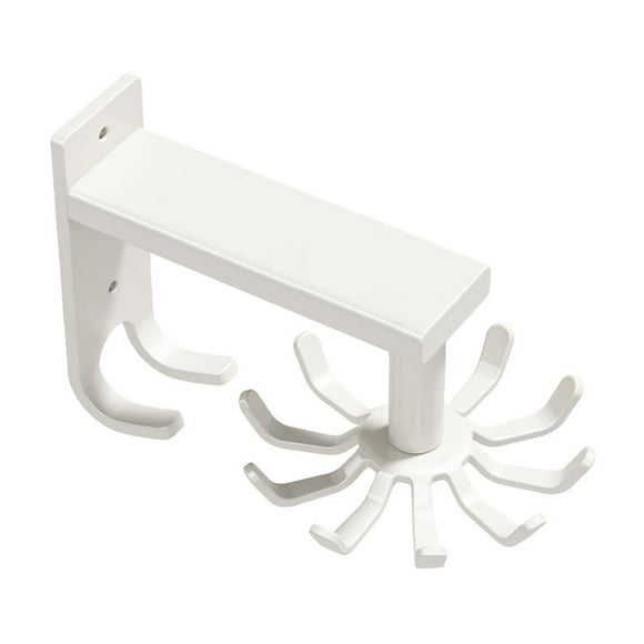 Wall Hooks for Hanging, Kitchen Swivel Hooks No Punch Wall Mounted Shelf Strong Load Bearing Swivel Hook Easy to Solve The Problem of Misplaced Items