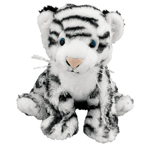 White Tiger 8" Hand Stuffed Animal Betty