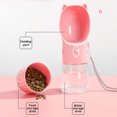 thumbnail image 3 of Botella de agua para cachorros operación con una sola mano Dispensador de agua portátil para cachorros Dibujos animados seguros a prueba de fugas con contenedor de alimentos ANGGREK Otros, 3 of 8