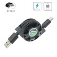 thumbnail image 2 of Retractable Black Type-C USB Cable Compatible With OnePlus 6, 2 of 6