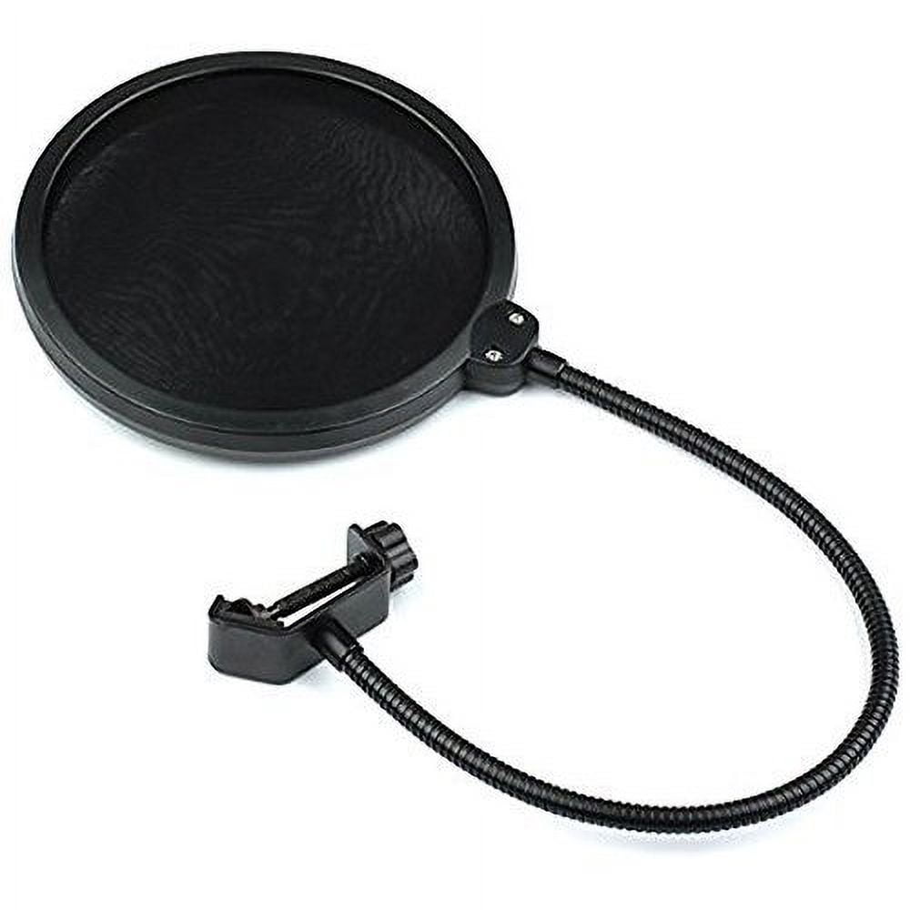 Audio-Technica AT2020 Cardioid Condenser Microphone with BAI-2X Two-Section Broadcast Arm, Pop Filter and XLR Cable