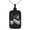 Black, variant on Stainless Steel Letter K Initial 3D Monogram Engraved Small Rectangle Dog Tag Charm Pendant Necklace