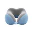 thumbnail image 1 of Memory Foam Neck Pillow For Travel Home Ergonomic Support Comfortable Polyester Cushion Airplane Train Car Relaxation, 1 of 1