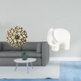 thumbnail image 2 of Escultura De Animal Rústica Escénica De Hierro Forjado Y Cerámica, Decoración De Pared, Placa Colgante 3D, Figura Coleccionable Para Oficina, Sala De Estar, Estantería, Mesa., 2 of 8