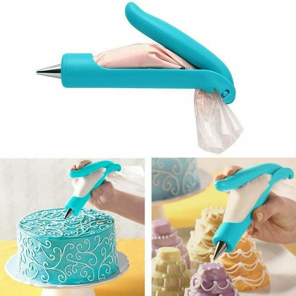 Pastry Icing Piping Bag Nozzle Fondant Cake Cupcake Decorating Pen Set 