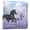 Black Horse and Pink Unicorn, variant on PU Leather Photo Album with Self-Adhesive Pages Scrapbook DIY Picture Holds 20 Sheets Black Horse and Pink Unicorn