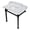 Black, variant on Kingston Brass LMS30MOQ0 Viceroy 30" Carrara Marble Console Sink with Stainless Steel Legs (8-Inch, 3-Hole), Carrara Marble White/Matte Black